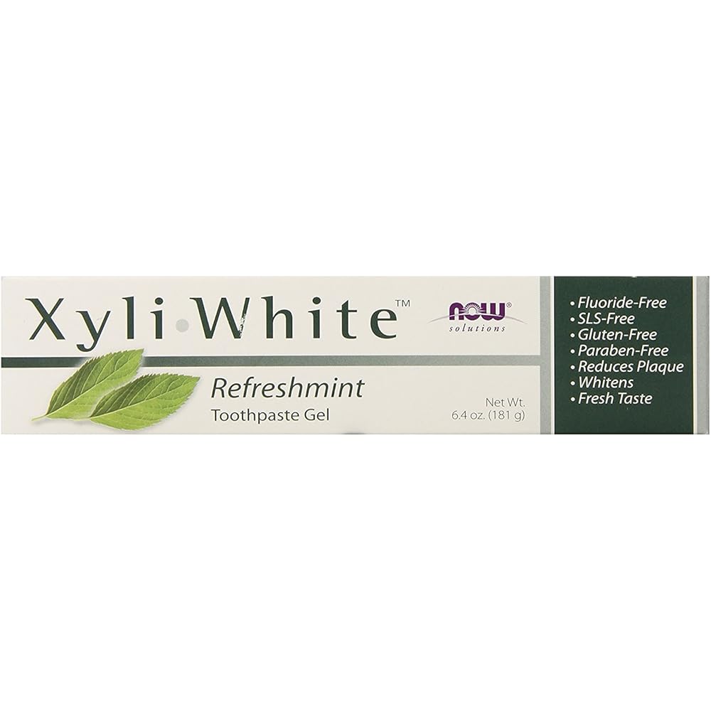 Now Foods Xyliwhite Fluoride-Free Toothpaste Gel Refreshing Mint 181g Oral Care
Now Foods Xyliwhite Fluoride-Free Toothpaste Gel Refreshing Mint 181g Oral Care