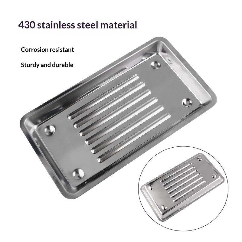 Stainless Steel Disinfection Dish Cosmetic Storage Tray Nail Art Manicure Plate Tweezers Nail Clippers Container Cleaning Tools onesize
Stainless Steel Disinfection Dish Cosmetic Storage Tray Nail Art Manicure Plate Tweezers Nail Clippers Container Cleaning Tools onesize