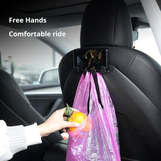 Yousheng Car Seat Headrest Hook Storage Organizer Strong Load-bearing Simple Installation Car Coat Hanger for Tesla Model 3/Y 2022-2024
Yousheng Car Seat Headrest Hook Storage Organizer Strong Load-bearing Simple Installation Car Coat Hanger for Tesla Model 3/Y 2022-2024