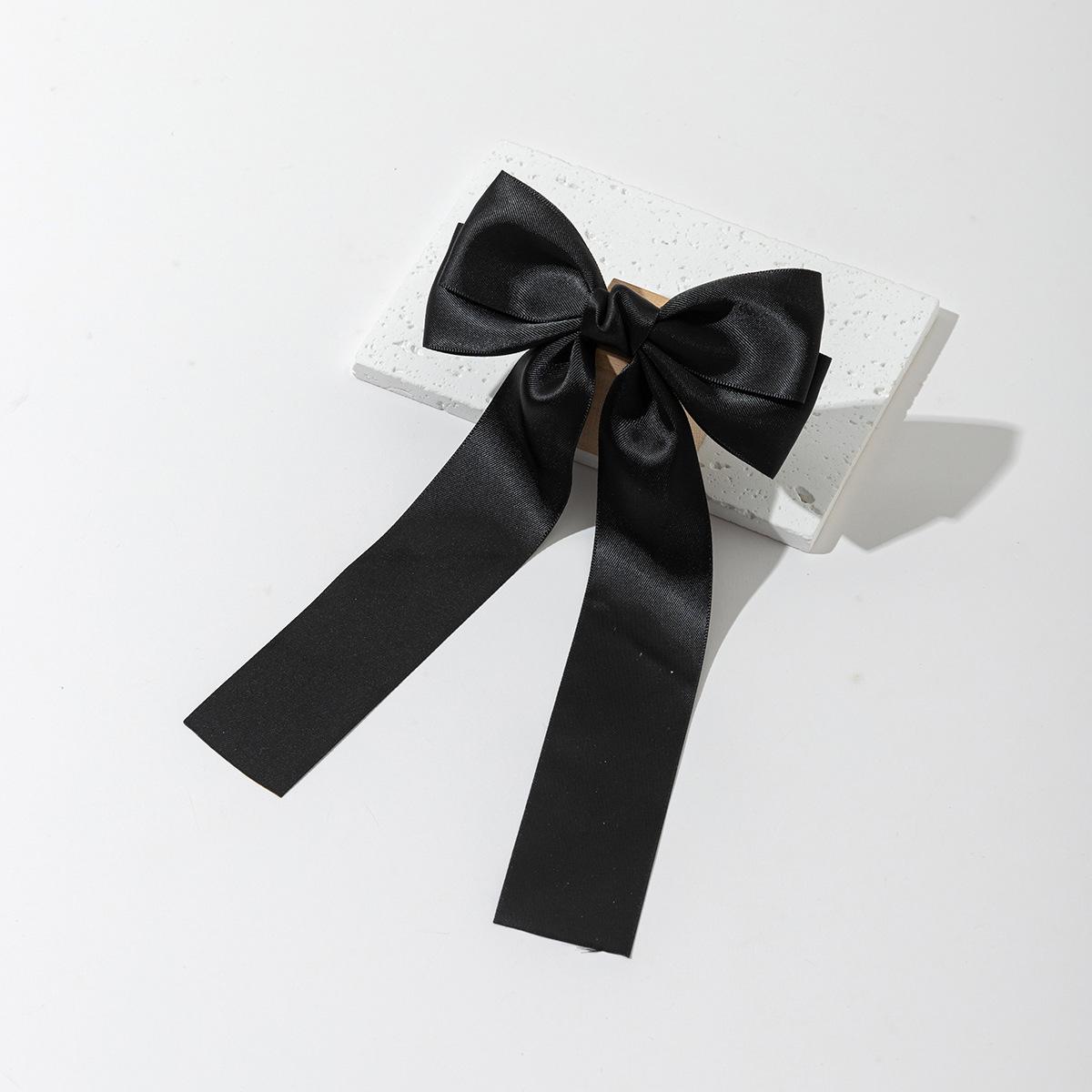 Generic Satin Bow Hair Clips Long Ribbon Barrettes Black White Pink Hair Accessories For Girls Women Spring Daily Party Wear чёрный
Generic Satin Bow Hair Clips Long Ribbon Barrettes Black White Pink Hair Accessories For Girls Women Spring Daily Party Wear чёрный