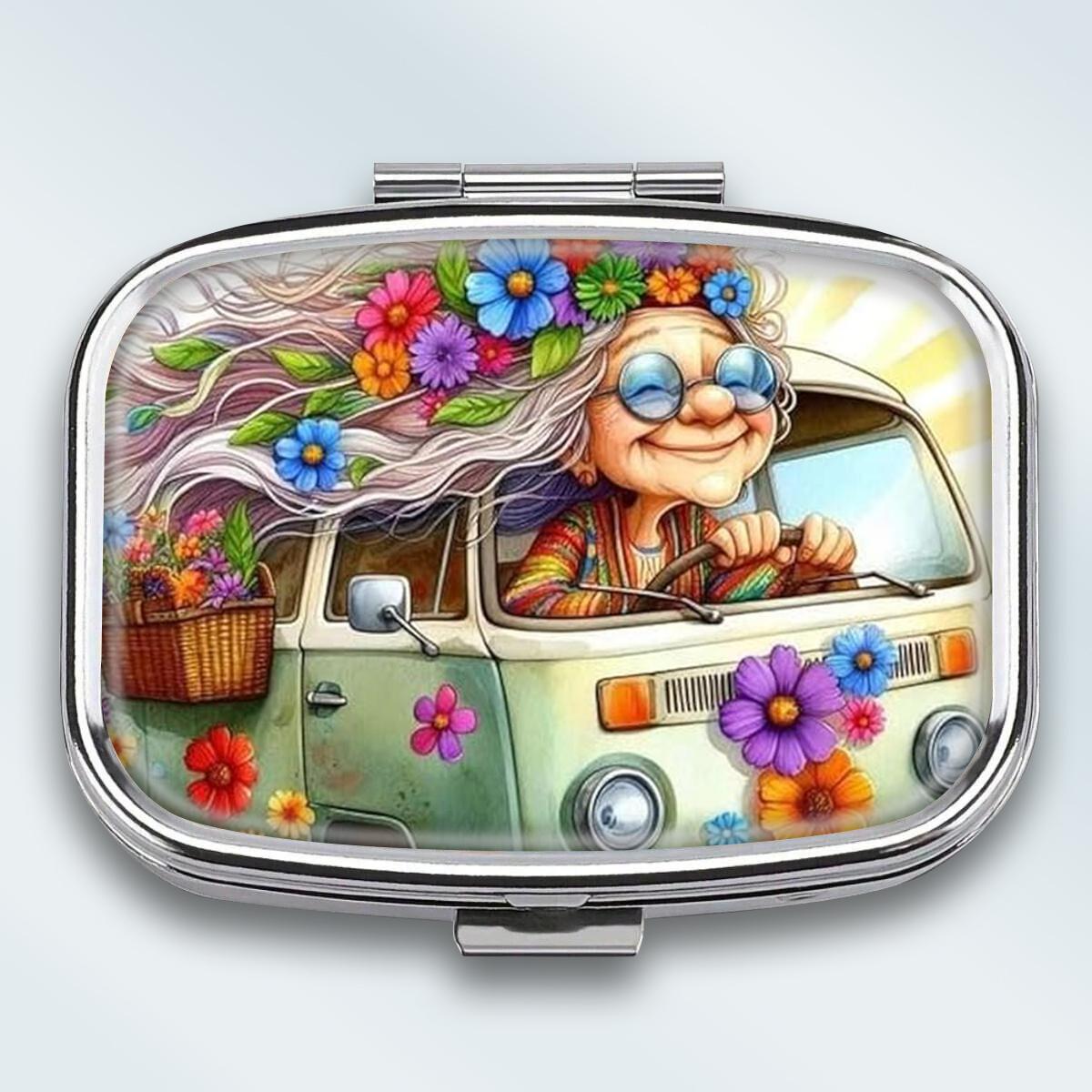 Portable Pill Box with 2 Compartments, Mini Metal Medicine Organizer Case, Cute Printed Pill Container for Vitamins, Pills, Jewelry, Travel, Daily Use різнокольоровий
Portable Pill Box with 2 Compartments, Mini Metal Medicine Organizer Case, Cute Printed Pill Container for Vitamins, Pills, Jewelry, Travel, Daily Use різнокольоровий