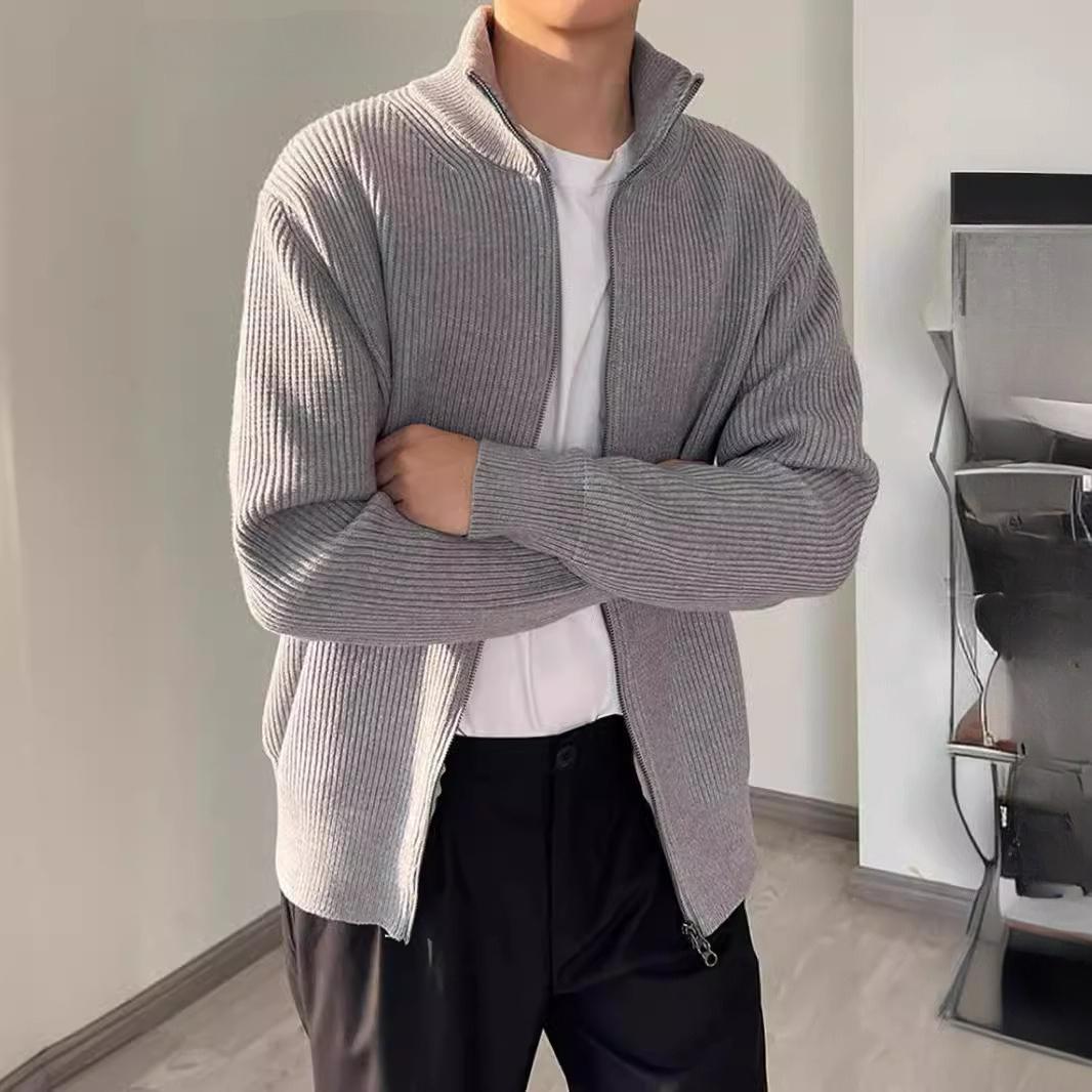 Spring Double Zipper Half Turtleneck Warm Couple Gaoke Cardigan Sweater Jacket Men s Sweater 2XL світло-сірий колір
Spring Double Zipper Half Turtleneck Warm Couple Gaoke Cardigan Sweater Jacket Men s Sweater 2XL світло-сірий колір