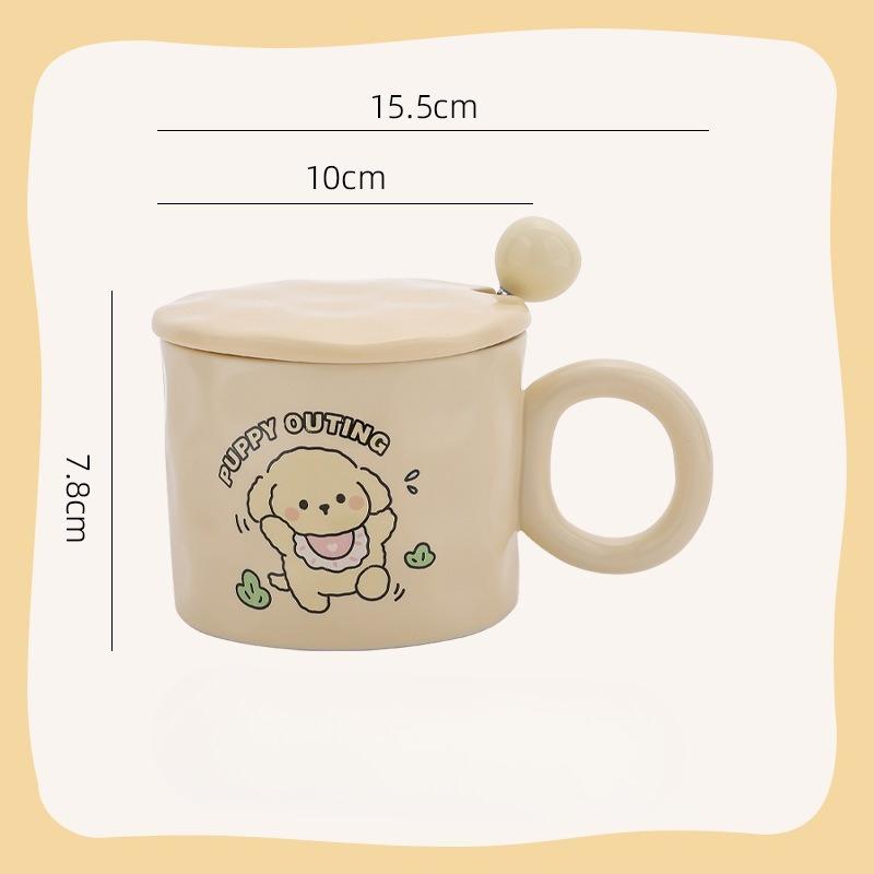High looking Ceramic Cup Cute Rabbit and Dog Mug Boys and Girls Drinking Cup Home Couple Pairing Cup Office Coffee Cup 301-400ml
High looking Ceramic Cup Cute Rabbit and Dog Mug Boys and Girls Drinking Cup Home Couple Pairing Cup Office Coffee Cup 301-400ml