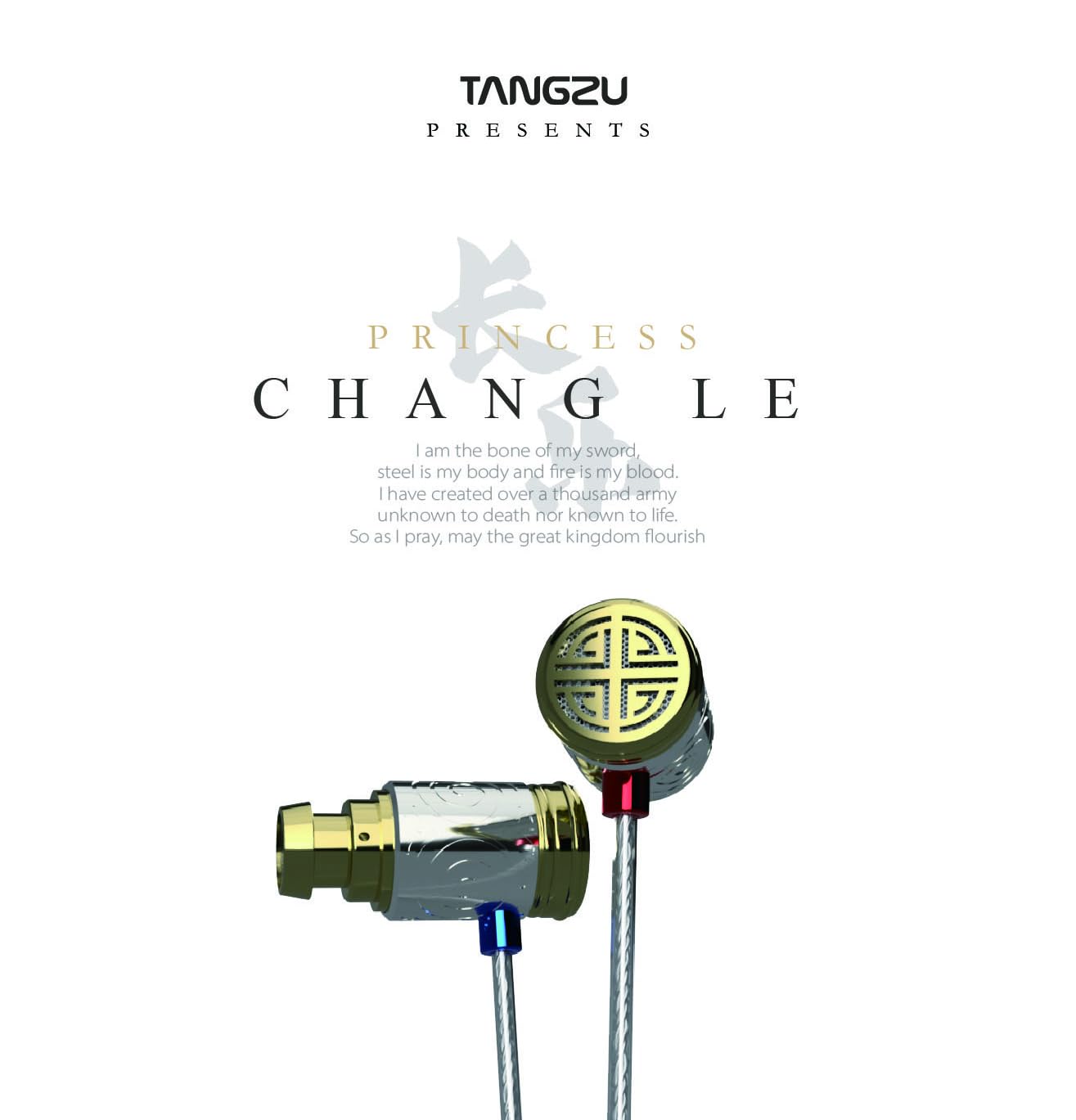 TANGZU CHANG LE Wired Earphones Princess CHANGLE Small Aluminum Alloy Silver Color серебряный
TANGZU CHANG LE Wired Earphones Princess CHANGLE Small Aluminum Alloy Silver Color серебряный