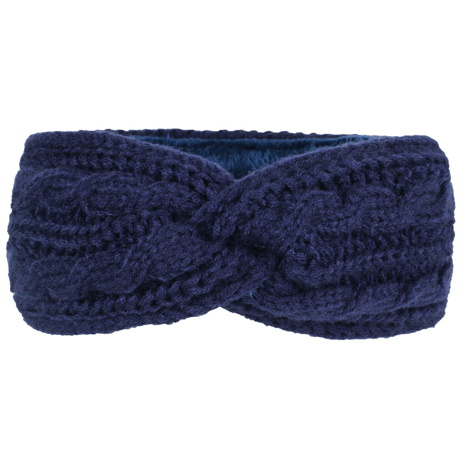 Fleece-lined autumn and winter knitted headband, sports ear warmer, European and American style warm hairband, acrylic cross-twisted headband 10#Dark Blue
Fleece-lined autumn and winter knitted headband, sports ear warmer, European and American style warm hairband, acrylic cross-twisted headband 10#Dark Blue