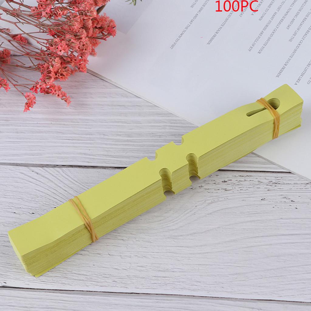 100 шт., пластиковые заводские длинные бирки, маркеры для детского лотка, садовые этикетки One Size жёлтый
100 шт., пластиковые заводские длинные бирки, маркеры для детского лотка, садовые этикетки One Size жёлтый