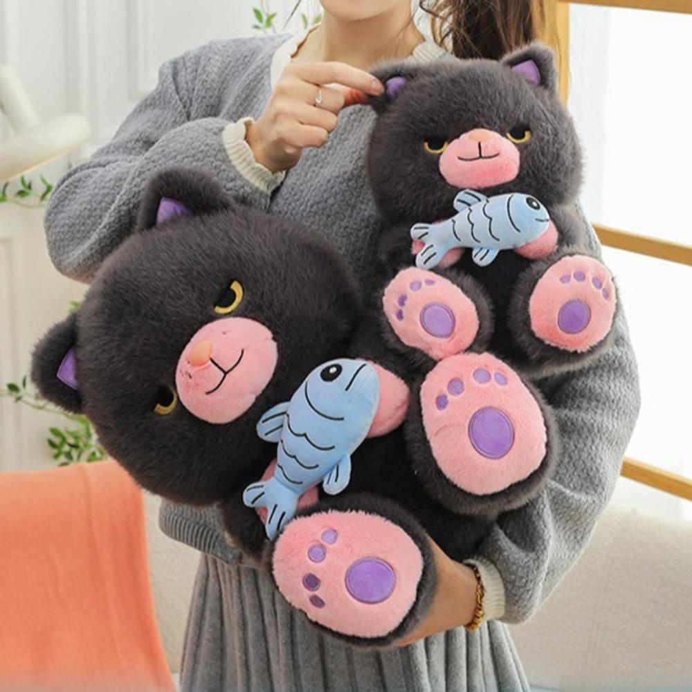 Holding Fish Cat Plush Doll Cartoon Animal Stuff Doll Cute Black Cat Plush Toy Children s Toys Cat
Holding Fish Cat Plush Doll Cartoon Animal Stuff Doll Cute Black Cat Plush Toy Children s Toys Cat