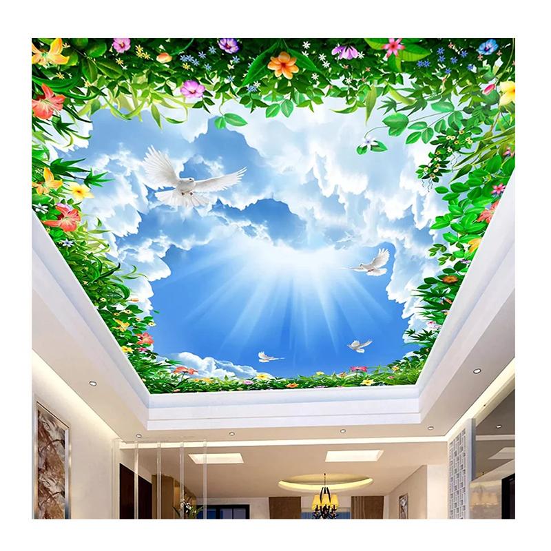 3d Wallpaper For Ceiling Blue Sky White Clouds Vine Ceiling Mural Living Room Bedroom Background Wall Mural 200 cm(W) x 140 cm(H)
3d Wallpaper For Ceiling Blue Sky White Clouds Vine Ceiling Mural Living Room Bedroom Background Wall Mural 200 cm(W) x 140 cm(H)