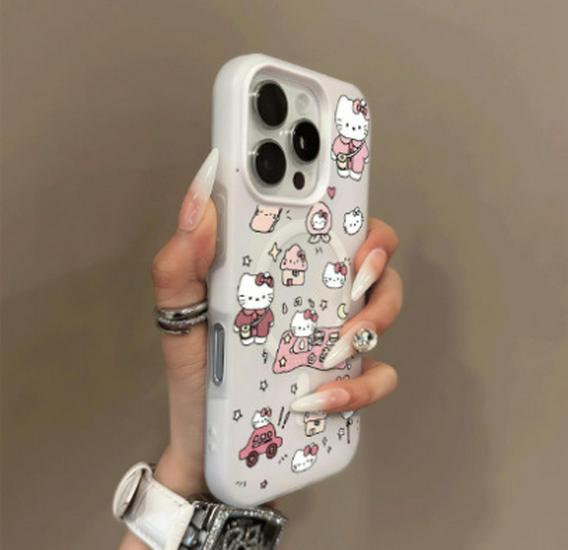 Cute Hello Kitty Magnetic Jelly Case for iPhone 17 Pro Max, 16, 15 Pro, 14/Simple - Cartoon Design 13
Cute Hello Kitty Magnetic Jelly Case for iPhone 17 Pro Max, 16, 15 Pro, 14/Simple - Cartoon Design 13