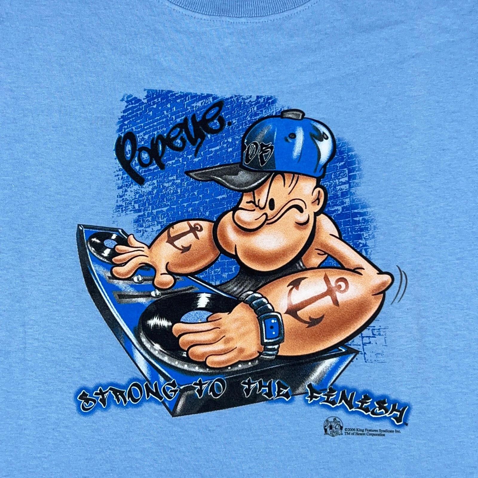 Новая старая винтажная футболка POPEYE STRONG TO THE FINISH 2006 года РАЗМЕР S dj мультфильм хип-хоп 4XL
Новая старая винтажная футболка POPEYE STRONG TO THE FINISH 2006 года РАЗМЕР S dj мультфильм хип-хоп 4XL