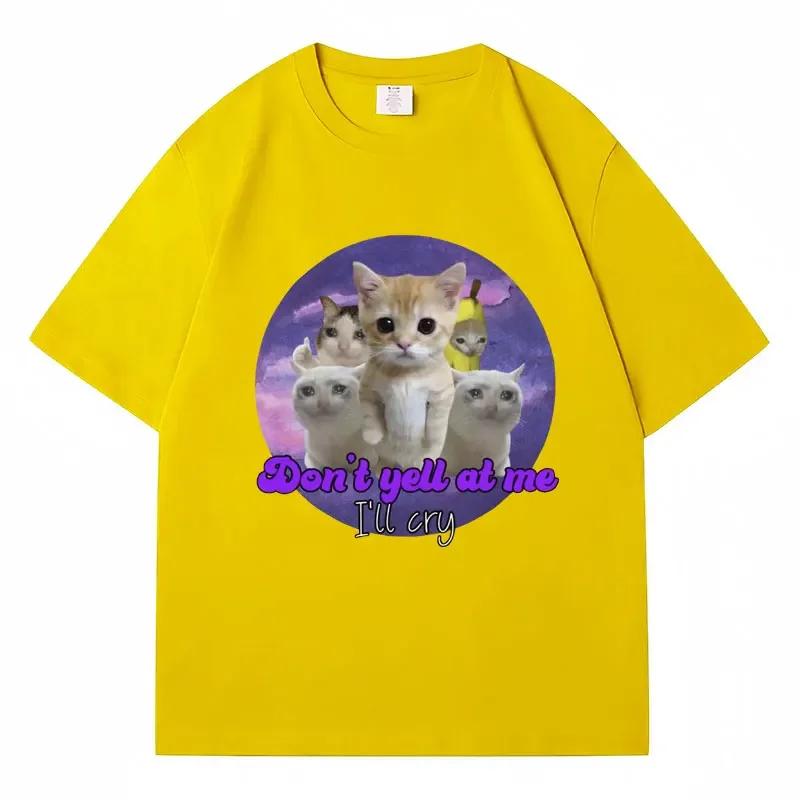 El Gato Meme Sad Crying Cat Meme Футболка Banana Cat Thumbs Up Cat T-shirt Don t Yell At Me I ll Cry Oversize Casual Tees El G L
El Gato Meme Sad Crying Cat Meme Футболка Banana Cat Thumbs Up Cat T-shirt Don t Yell At Me I ll Cry Oversize Casual Tees El G L
