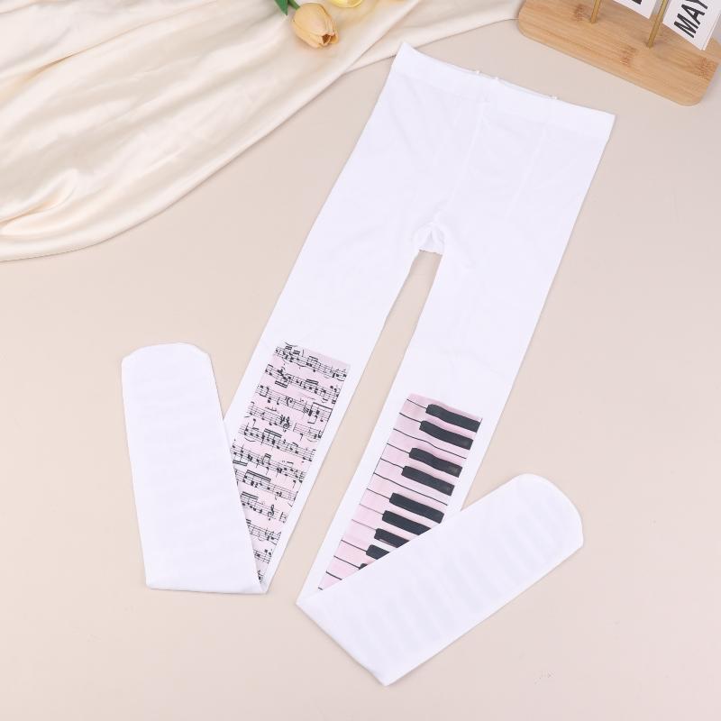 Women Sexy Piano Sheet Music Stockings Female Black White Thigh High Stocking Ultra Thin Transparent Pantyhose
Women Sexy Piano Sheet Music Stockings Female Black White Thigh High Stocking Ultra Thin Transparent Pantyhose