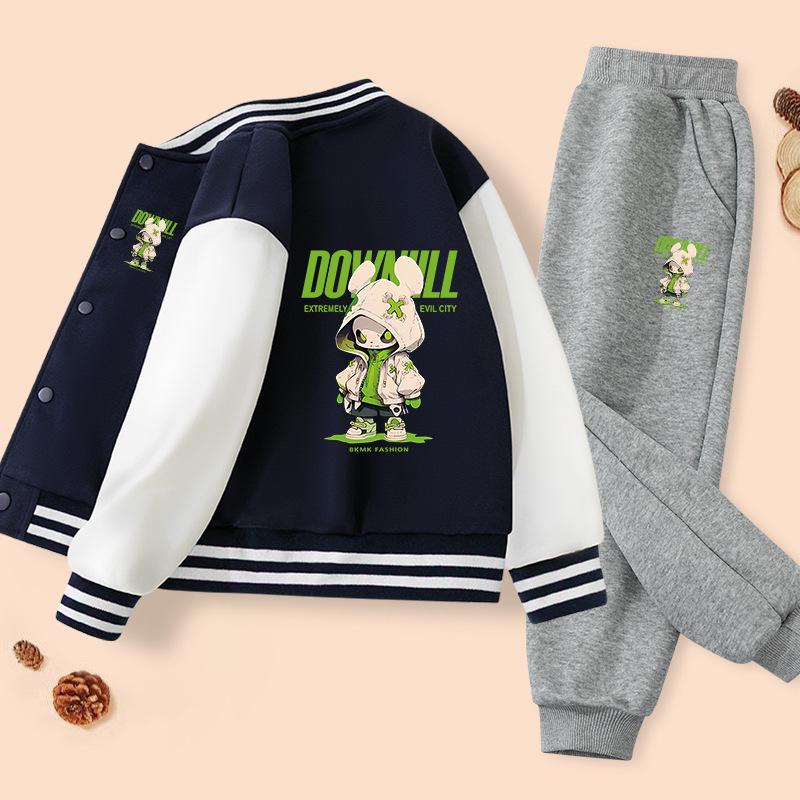 Boys 2026 Spring/Autumn Fashion Set: Stylish Jacket & Long Pants Kids Baseball Uniform 130cm
Boys 2026 Spring/Autumn Fashion Set: Stylish Jacket & Long Pants Kids Baseball Uniform 130cm