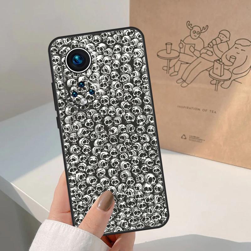 Gothic Fashion Skull For Huawei P20 P30 P40 P60 Pro P Smart Nova 9 5T Honor 70 90 50 Magic5 Lite X7a X9a X8a Case Honor Magic5 Lite
Gothic Fashion Skull For Huawei P20 P30 P40 P60 Pro P Smart Nova 9 5T Honor 70 90 50 Magic5 Lite X7a X9a X8a Case Honor Magic5 Lite