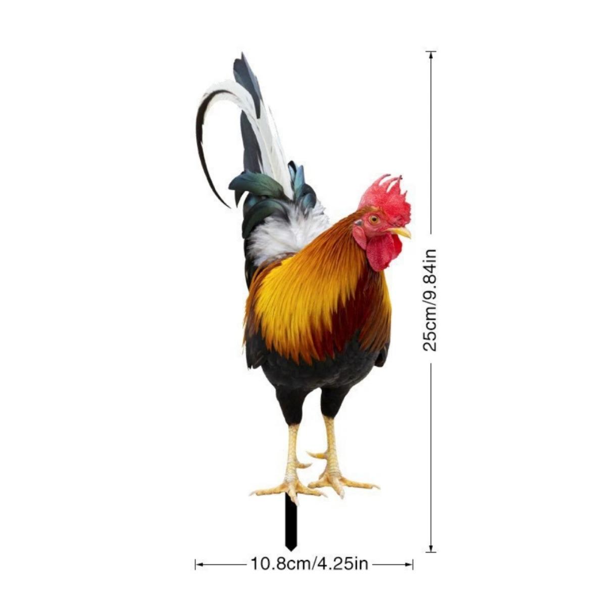Статуэтки цыплят Акриловый петух двор курица открытый сад колья животное петух садовый декор для патио газон орнамент, петушиные колья - плоские не 3D Style 1
Статуэтки цыплят Акриловый петух двор курица открытый сад колья животное петух садовый декор для патио газон орнамент, петушиные колья - плоские не 3D Style 1