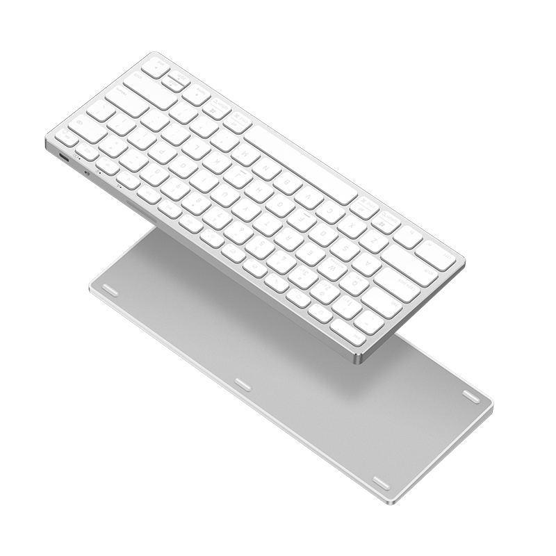 Ultra-Thin 2-in-1 Aluminum Bluetooth Keyboard with Large Touchpad for Desktop, Laptop, and Tablet
Ultra-Thin 2-in-1 Aluminum Bluetooth Keyboard with Large Touchpad for Desktop, Laptop, and Tablet