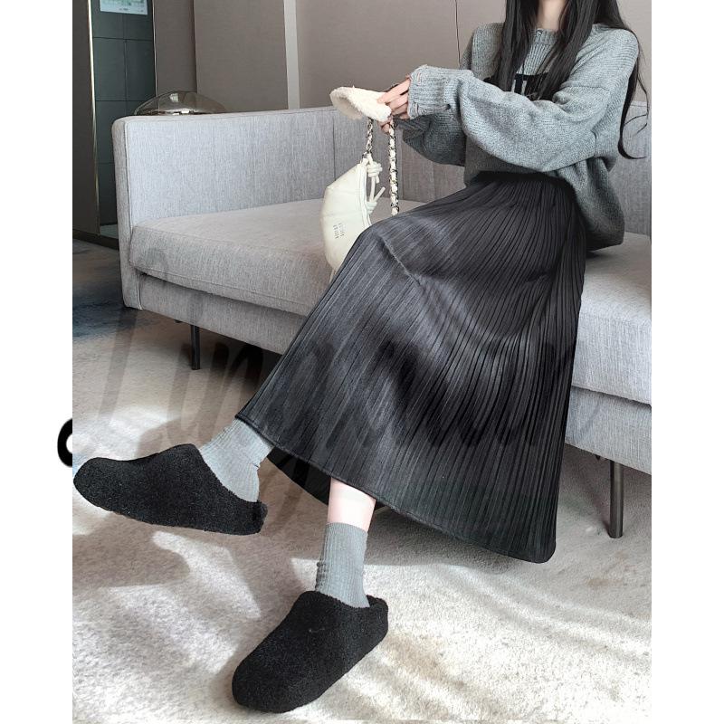 Plus Size Women s Velvet Pleated A-Line Skirt - High Waist, Slimming, Korean Style for Autumn/Winter Plus Size 2XL чёрный
Plus Size Women s Velvet Pleated A-Line Skirt - High Waist, Slimming, Korean Style for Autumn/Winter Plus Size 2XL чёрный