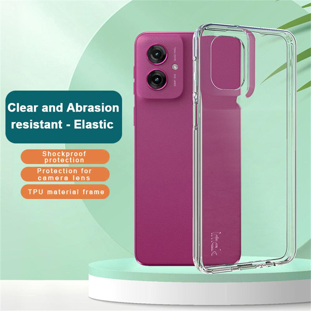 IMAK UX-5 Series For Motorola Moto G55 5G Case Protective Soft TPU Phone Cover Transparent
IMAK UX-5 Series For Motorola Moto G55 5G Case Protective Soft TPU Phone Cover Transparent