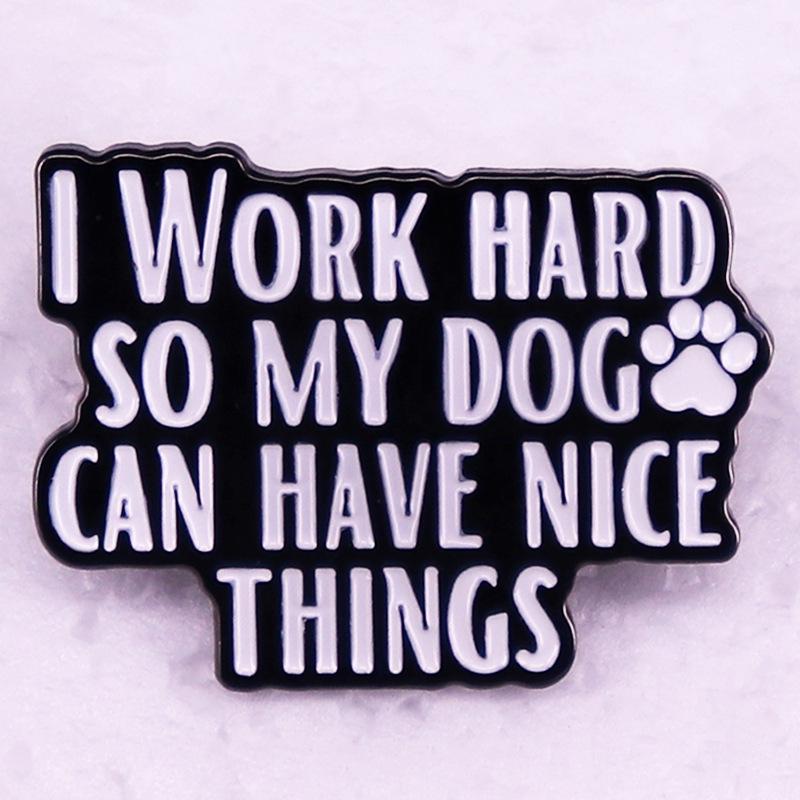 Pet Lover Metal Brooch Badge for Clothing and Bags
Pet Lover Metal Brooch Badge for Clothing and Bags