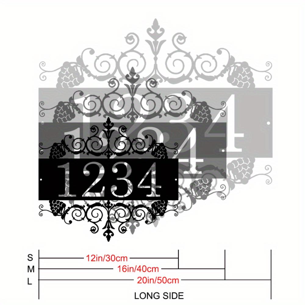 Unique Personalized Antique Metal Address Sign Wall Mountable Power Free Home Decor 30cm
Unique Personalized Antique Metal Address Sign Wall Mountable Power Free Home Decor 30cm