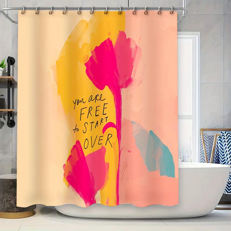 Boho Shower Curtain Floral Pattern Nature Landscape Scenic Bathroom Decor Modern Farmhouse Aesthetic Home Textile Wall Hanging W60H190(CM)-1 Pcs
Boho Shower Curtain Floral Pattern Nature Landscape Scenic Bathroom Decor Modern Farmhouse Aesthetic Home Textile Wall Hanging W60H190(CM)-1 Pcs