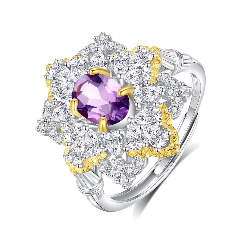 Luxury natural crystal stone ring women s s925 sterling silver temperament light luxury topaz olivine hand jewelry daily gifts Adjustable opening
Luxury natural crystal stone ring women s s925 sterling silver temperament light luxury topaz olivine hand jewelry daily gifts Adjustable opening