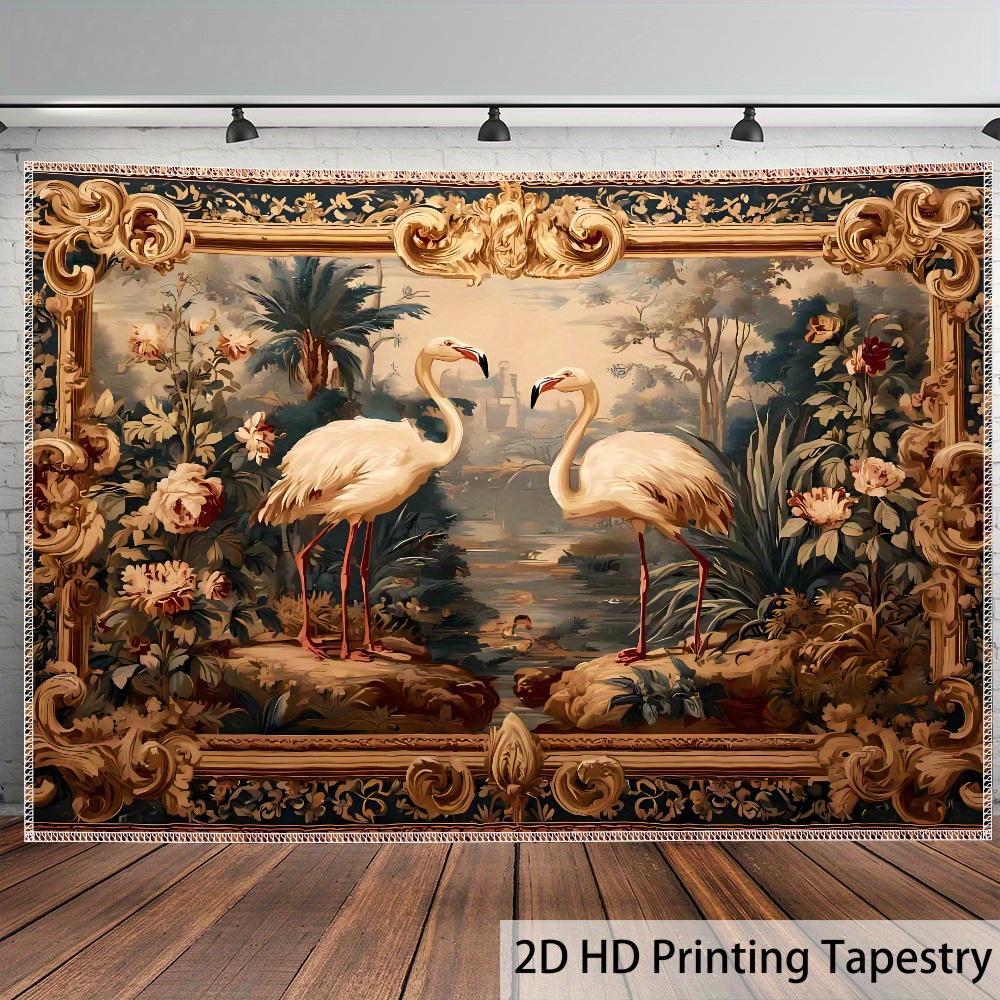 1pc Ultra Large Flamingo Tropical Landscape Tapestry HD Digital Print Polyester Wall Hanging with Golden Accents WrinkleRe 74x94cm(29x37in)
1pc Ultra Large Flamingo Tropical Landscape Tapestry HD Digital Print Polyester Wall Hanging with Golden Accents WrinkleRe 74x94cm(29x37in)