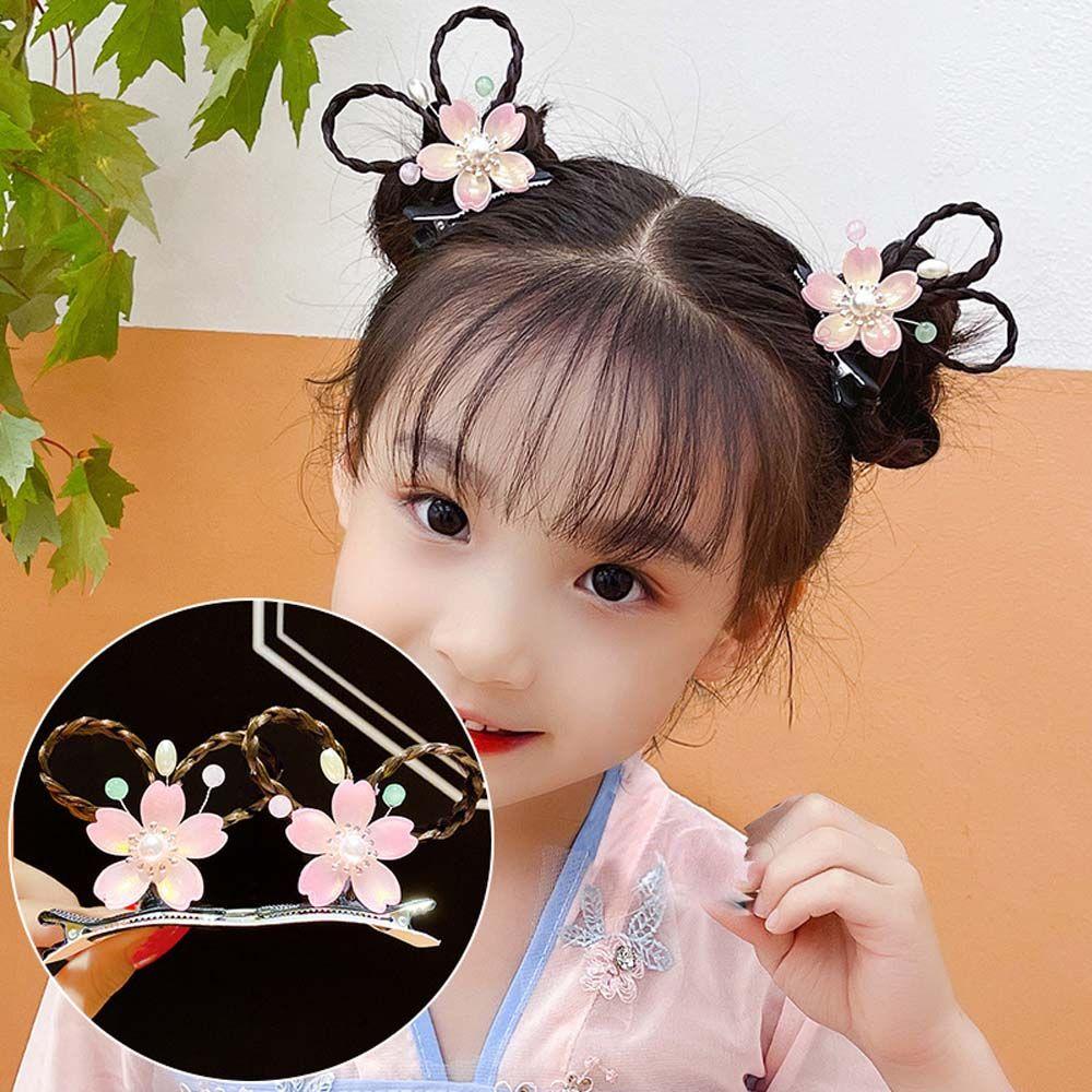 Baby Wig Braids Girls Butterfly Hanfu Headdress Children s Hairpin Flower Hair Clip pink-flower
Baby Wig Braids Girls Butterfly Hanfu Headdress Children s Hairpin Flower Hair Clip pink-flower