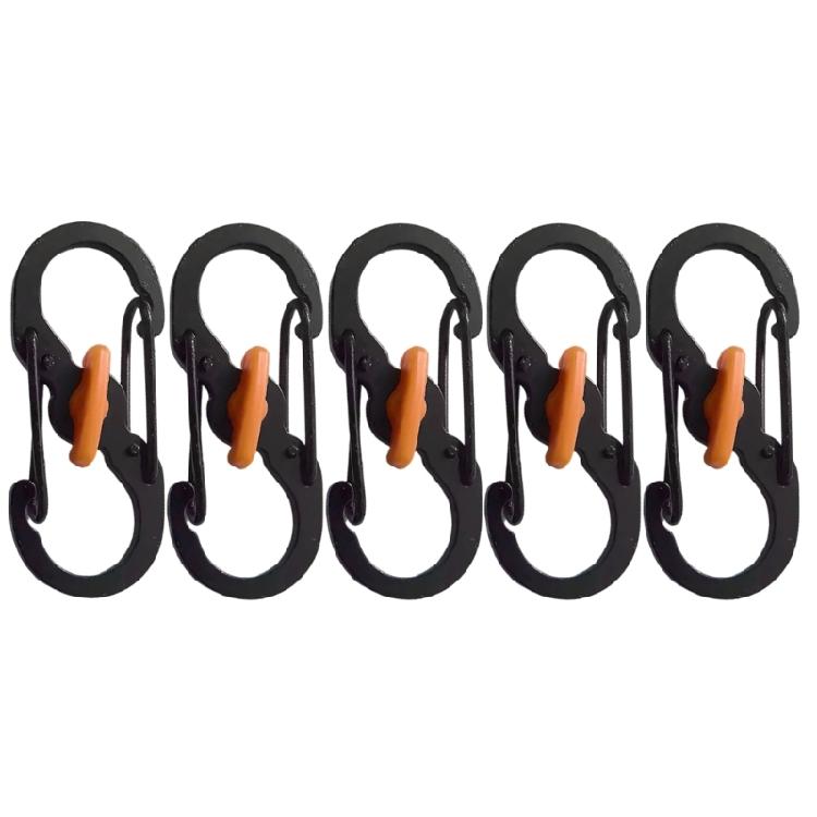 Compacts Hiking Carabiner with Lock Stainless Steel Universals Carabiner Lock for Zippers Bags and Outdoor Gears чорний
Compacts Hiking Carabiner with Lock Stainless Steel Universals Carabiner Lock for Zippers Bags and Outdoor Gears чорний