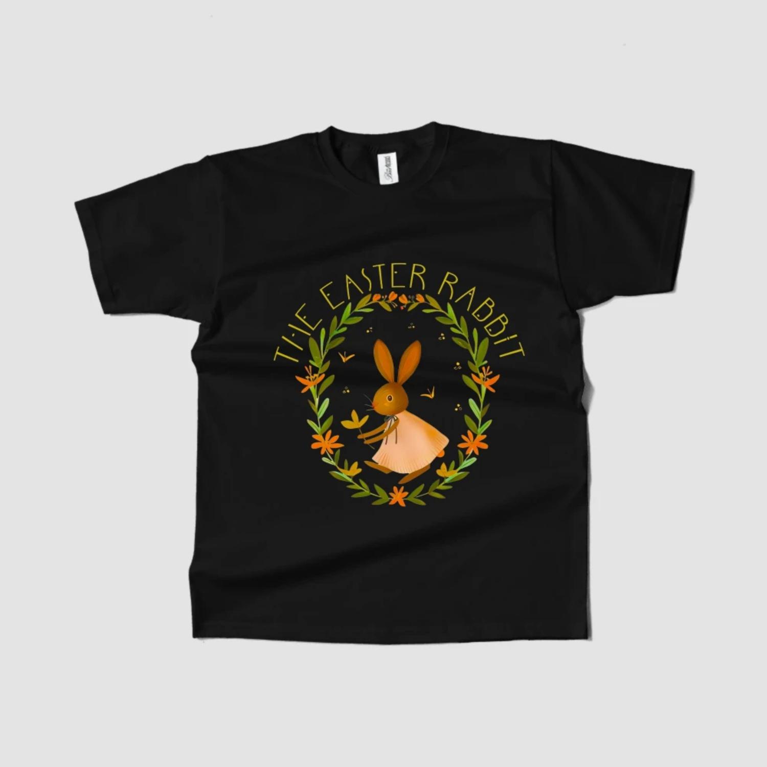 Women s T-Shirt Easter Bunny Graphic Short Sleeve Round Neck Trendy Spring Design Fast Ship S чёрный
Women s T-Shirt Easter Bunny Graphic Short Sleeve Round Neck Trendy Spring Design Fast Ship S чёрный