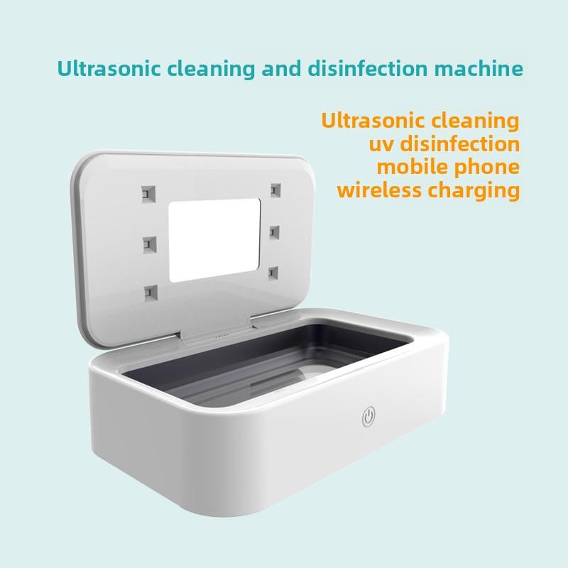 3-in-1 Small Portable Ultrasonic Cleaner Ultraviolet Sterilization Disinfection Box Cleaning Glasses Dentures Jewelry Charge
3-in-1 Small Portable Ultrasonic Cleaner Ultraviolet Sterilization Disinfection Box Cleaning Glasses Dentures Jewelry Charge