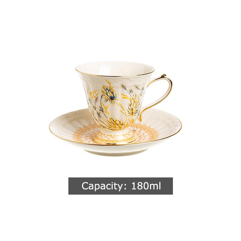 Wheat Ear Pattern Ceramic Cup&saucer Dining Table Gold-plated Coffee Mug Milk Tea Cup Afternoon Tea Teacup Fruit Juice Container 180-900ml
Wheat Ear Pattern Ceramic Cup&saucer Dining Table Gold-plated Coffee Mug Milk Tea Cup Afternoon Tea Teacup Fruit Juice Container 180-900ml