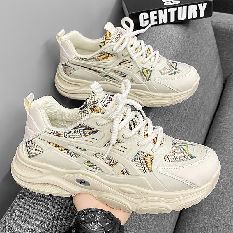 Men s shoes 2024 new summer breathable sports dad shoes casual running white shoes men s height-increasing student shoes 39 бежевый
Men s shoes 2024 new summer breathable sports dad shoes casual running white shoes men s height-increasing student shoes 39 бежевый