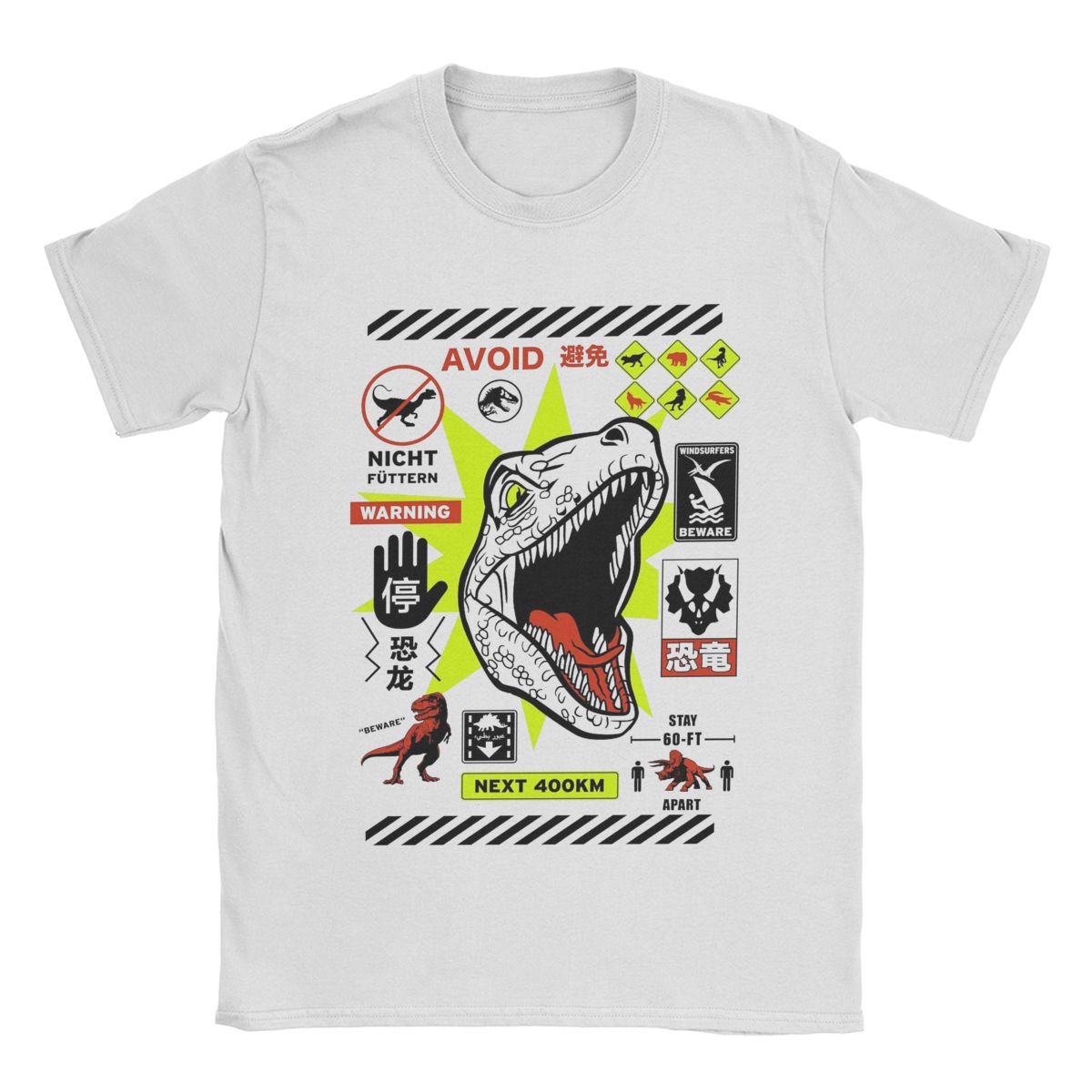 Jurassic World Warning Beware Sign Japanese Poster Men s T Shirt Casual Tees Short Sleeve T-Shirts Cotton Summer Clothing S темно серый
Jurassic World Warning Beware Sign Japanese Poster Men s T Shirt Casual Tees Short Sleeve T-Shirts Cotton Summer Clothing S темно серый