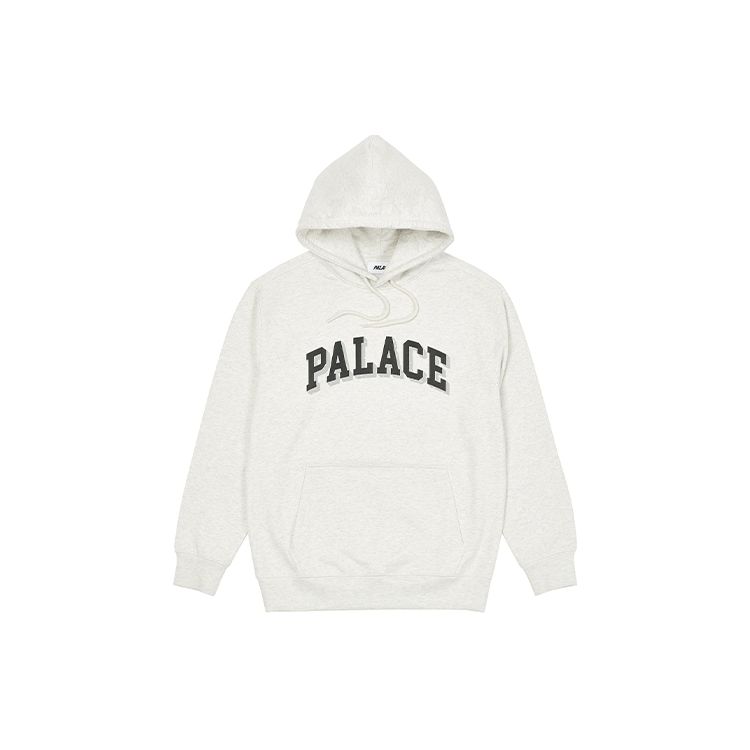 Palace Puff Drop Shadow Logo Print Hoodie Unisex Hoodie Light-Grey-Marl P21CS241 
Palace Puff Drop Shadow Logo Print Hoodie Unisex Hoodie Light-Grey-Marl P21CS241