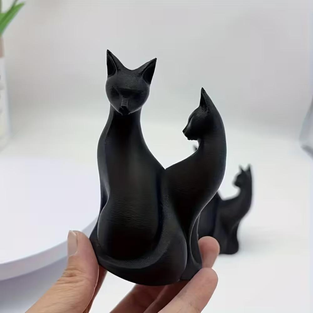 3D-друкована статуетка пари котів - Мила чорна абстрактна сучасна статуетка для дому, подарунок на День святого Валентина, підходить для прикраси робочого столу чорний
3D-друкована статуетка пари котів - Мила чорна абстрактна сучасна статуетка для дому, подарунок на День святого Валентина, підходить для прикраси робочого столу чорний