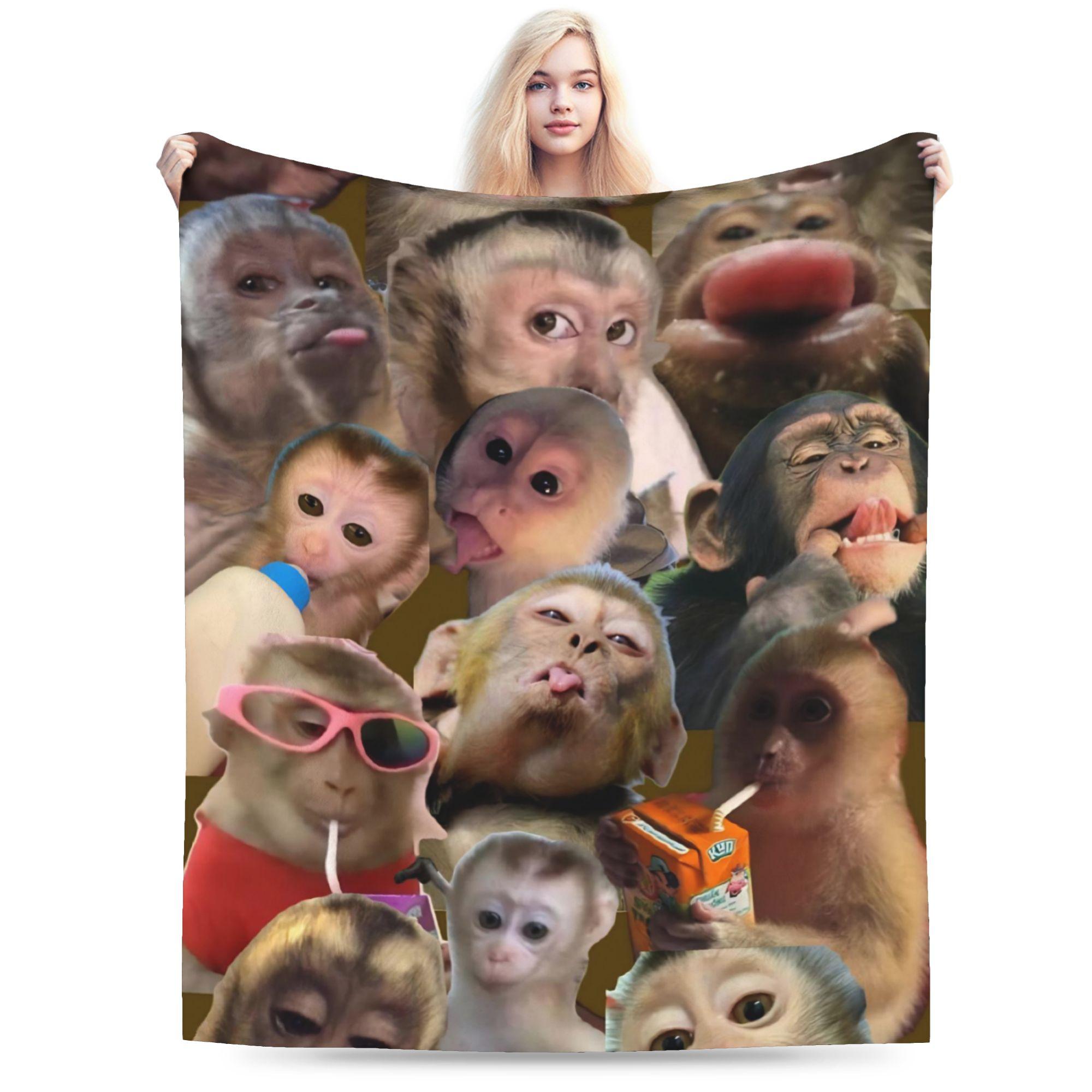 Funny Monkey Cartoon Gift Blanket For Men Women Super Soft Warm Throw Blankets for Sofa 50x60 Inches Multisize 75x100cm (30x40inch)
Funny Monkey Cartoon Gift Blanket For Men Women Super Soft Warm Throw Blankets for Sofa 50x60 Inches Multisize 75x100cm (30x40inch)