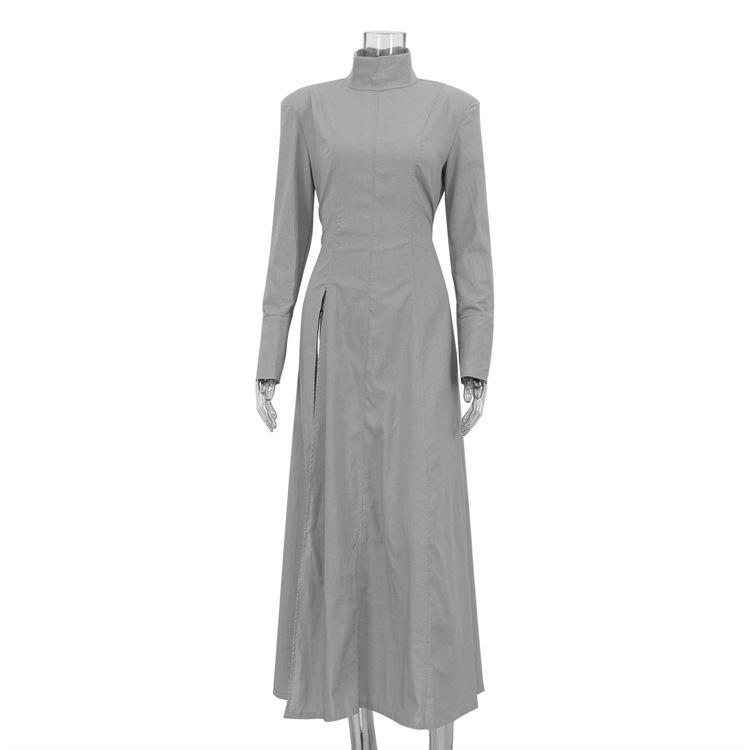 Women s High Neck Long Sleeve High Waist Side Slit Maxi Dress Slim Fit a Line Long Gown S
Women s High Neck Long Sleeve High Waist Side Slit Maxi Dress Slim Fit a Line Long Gown S