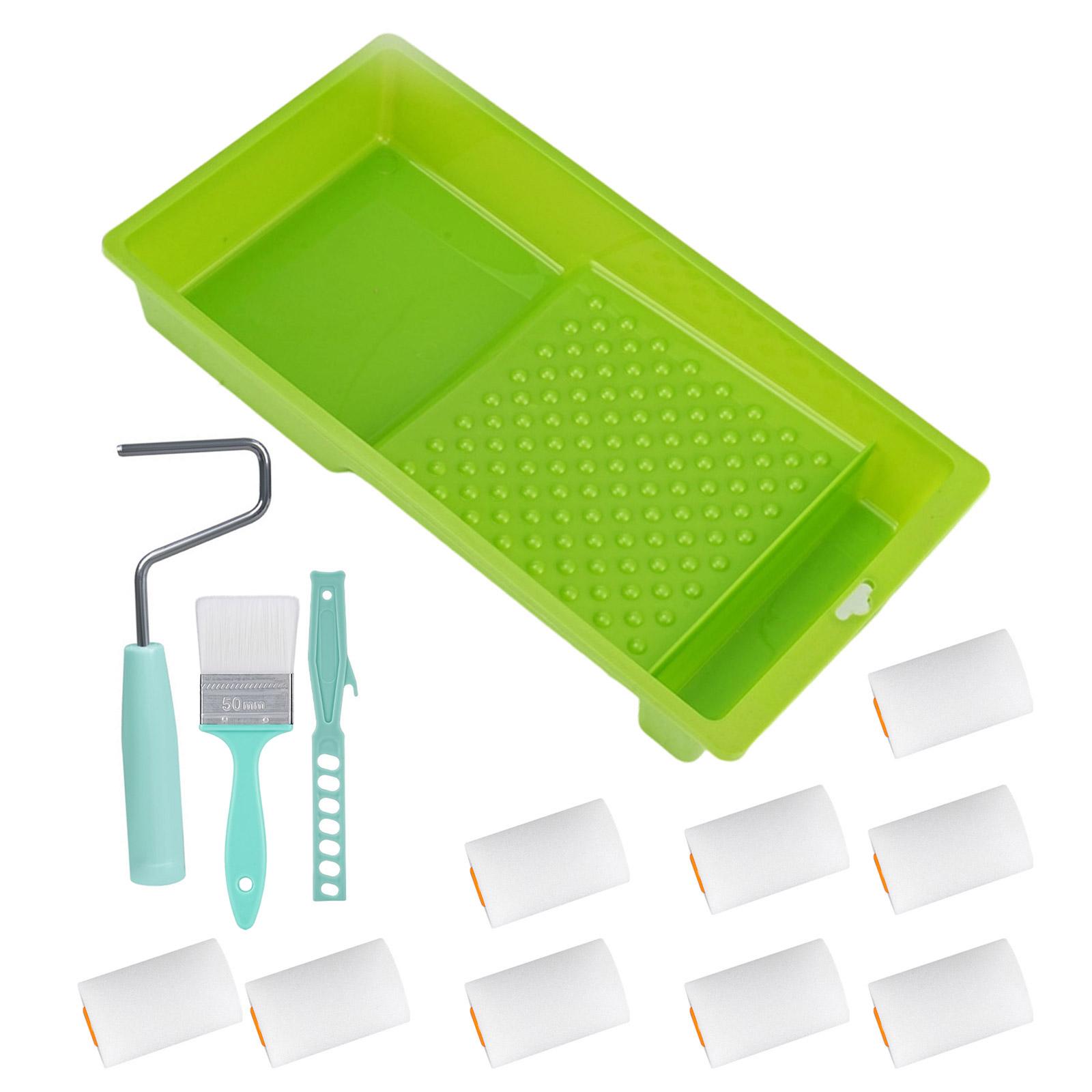 Набор малярных валиков 13 шт. включает 2-дюймовые валики для гипсокартона и раму. Портативный аксессуар для стен и потолков. S
Набор малярных валиков 13 шт. включает 2-дюймовые валики для гипсокартона и раму. Портативный аксессуар для стен и потолков. S