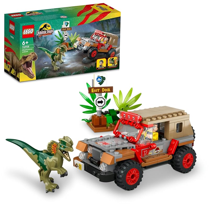 Lego jurassic world Dilophosaurus attack toys toy present birthday block Educational education Christmas boy girl child 6 years old 7 years old 8
Lego jurassic world Dilophosaurus attack toys toy present birthday block Educational education Christmas boy girl child 6 years old 7 years old 8