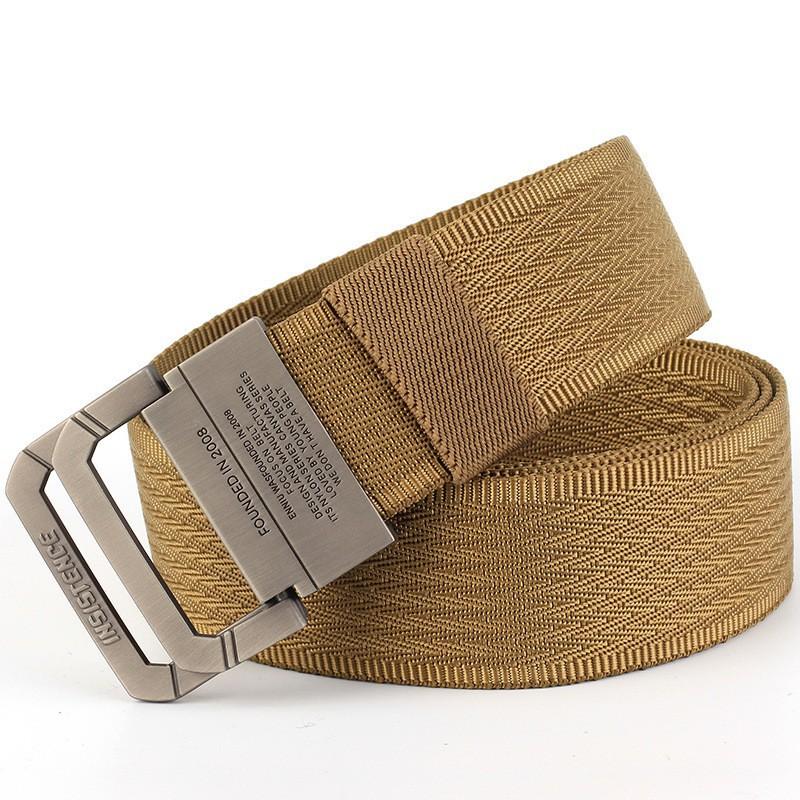 Men s Double Loop Buckle Belt Nylon Canvas Youth Trend 120cm
Men s Double Loop Buckle Belt Nylon Canvas Youth Trend 120cm