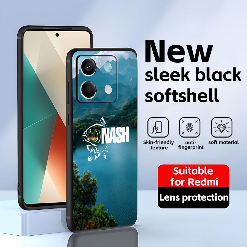 Fashion N-nasH Fishing Brand Phone Case For Redmi Note 14 13 12 11 Pro Plus S 5G 14C A3 Soft Black Phone Cover Redmi Note 12S
Fashion N-nasH Fishing Brand Phone Case For Redmi Note 14 13 12 11 Pro Plus S 5G 14C A3 Soft Black Phone Cover Redmi Note 12S