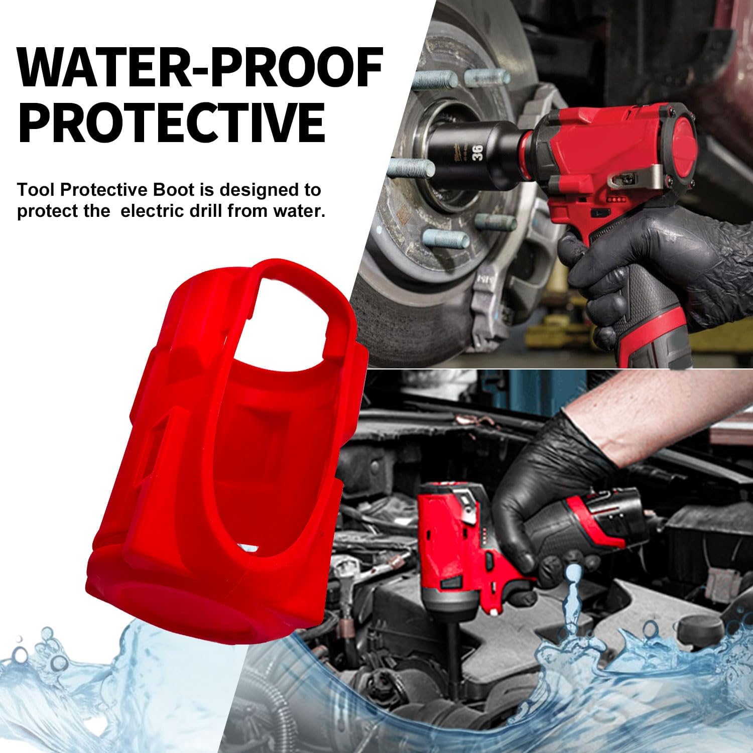 deawater 1pcs 49-16-2563 Impact Driver Protective Boot Fit for M12 Fuel 1/2 and 3/8 Stubby Impact Wrenches (2562-20 2563-20) red
deawater 1pcs 49-16-2563 Impact Driver Protective Boot Fit for M12 Fuel 1/2 and 3/8 Stubby Impact Wrenches (2562-20 2563-20) red