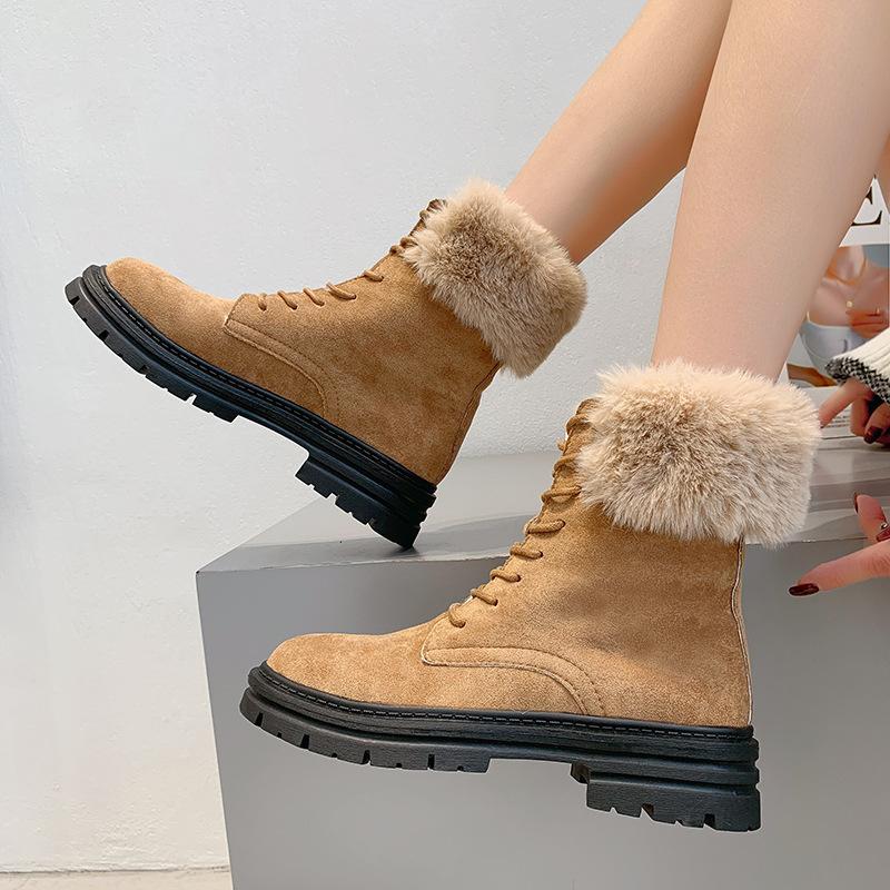 Snow Boots for Women s Korean Version Round Toe Oversized Plush Short Sleeved Women s Fashion Boots
Snow Boots for Women s Korean Version Round Toe Oversized Plush Short Sleeved Women s Fashion Boots