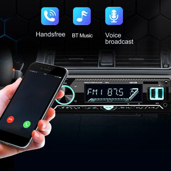 5006 Автомобильный MP3-плеер, 12 В, двойной USB, быстрая зарядка, Bluetooth-совместимый
5006 Автомобильный MP3-плеер, 12 В, двойной USB, быстрая зарядка, Bluetooth-совместимый