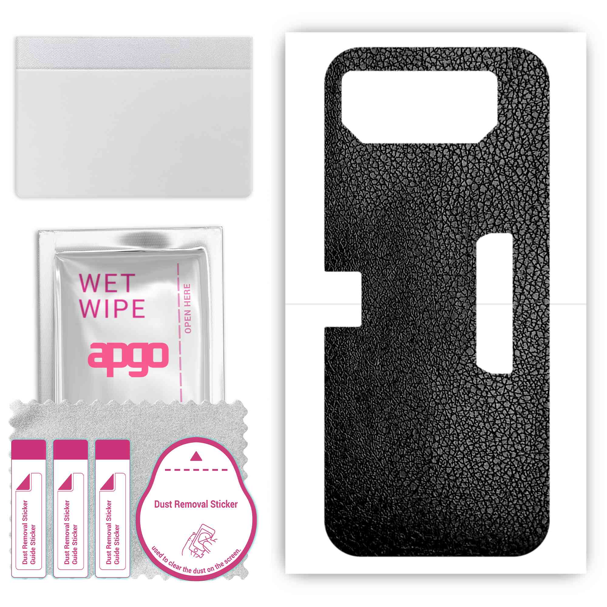 apgo Protective Skin Sticker for the back compatible with Asus Rog Phone 6D Ultimate, Wrap Film, Foil, Vinyl - Pattern Black Leather
apgo Protective Skin Sticker for the back compatible with Asus Rog Phone 6D Ultimate, Wrap Film, Foil, Vinyl - Pattern Black Leather