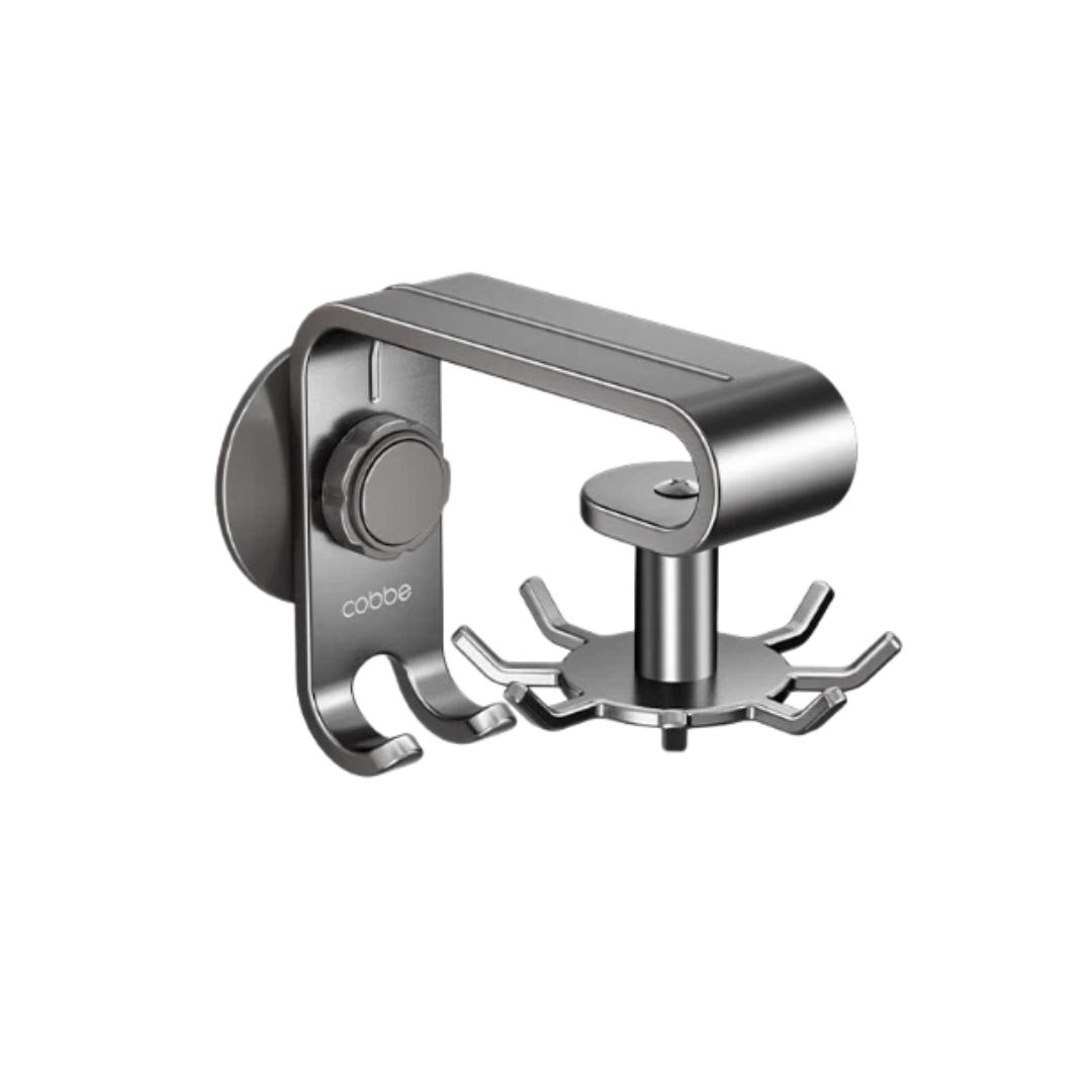 Cobbe Kitchen Rotating Hooks, Wall-Mounted No-Drilling Storage Rack for Spatulas and Cutting Boards, Adhesive Hooks, Suction Cups for Wall-Mounted Use сірий
Cobbe Kitchen Rotating Hooks, Wall-Mounted No-Drilling Storage Rack for Spatulas and Cutting Boards, Adhesive Hooks, Suction Cups for Wall-Mounted Use сірий