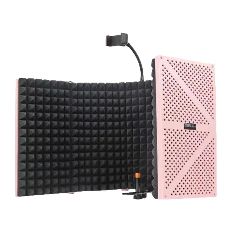 Soundproofing Microphone Shield Windshield with 5-Door Foldable for Enhances Auditory Sound Absorbing рожевий
Soundproofing Microphone Shield Windshield with 5-Door Foldable for Enhances Auditory Sound Absorbing рожевий