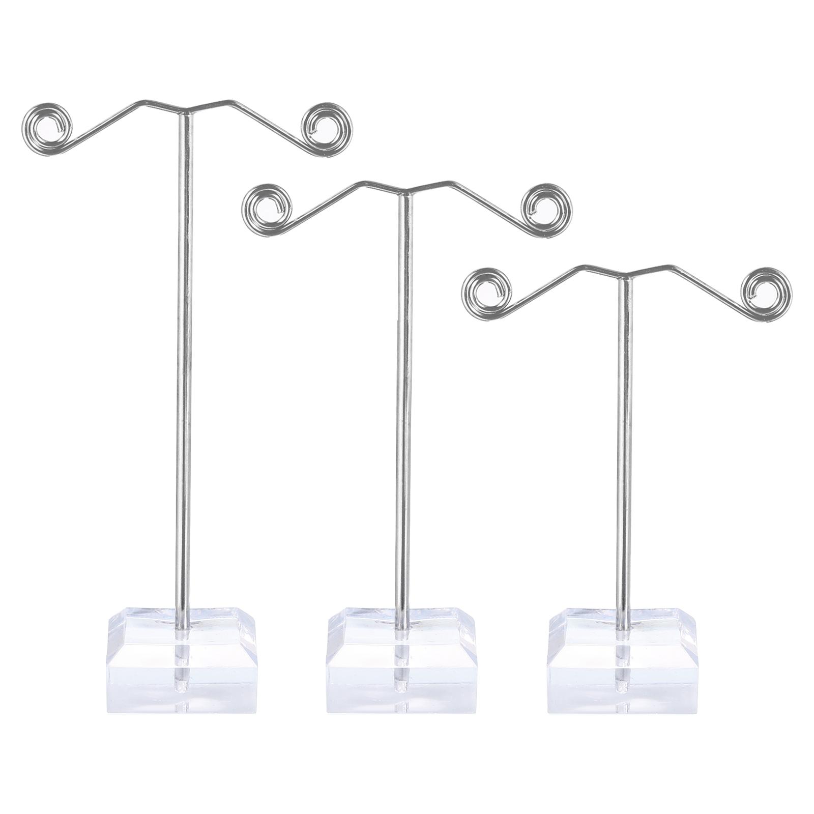 3/9pcs Earring Display Stands, Earring Holder Storage Acrylic Necklace Rack for Jewelry Photography Necklace,Black/Transparent
3/9pcs Earring Display Stands, Earring Holder Storage Acrylic Necklace Rack for Jewelry Photography Necklace,Black/Transparent