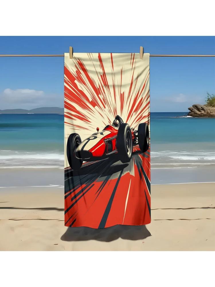 1pc 2D Digital Printed Ultra-Fine Ultra-Soft Microfiber Beach Towel, Thick And Oversized, Featuring a Red And White Background W40*H60(CM)
1pc 2D Digital Printed Ultra-Fine Ultra-Soft Microfiber Beach Towel, Thick And Oversized, Featuring a Red And White Background W40*H60(CM)
